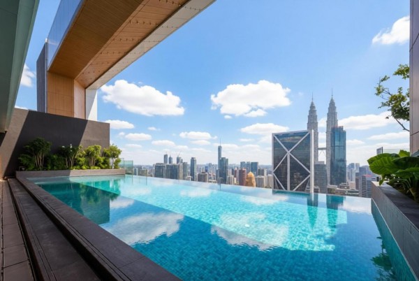 KLCC Skyline Embassy by Avery#Located in City Center#1KM to Twin Towers#Rooftop Infinity pool#中英文房东
